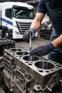 Rettifica motori veicoli industriali